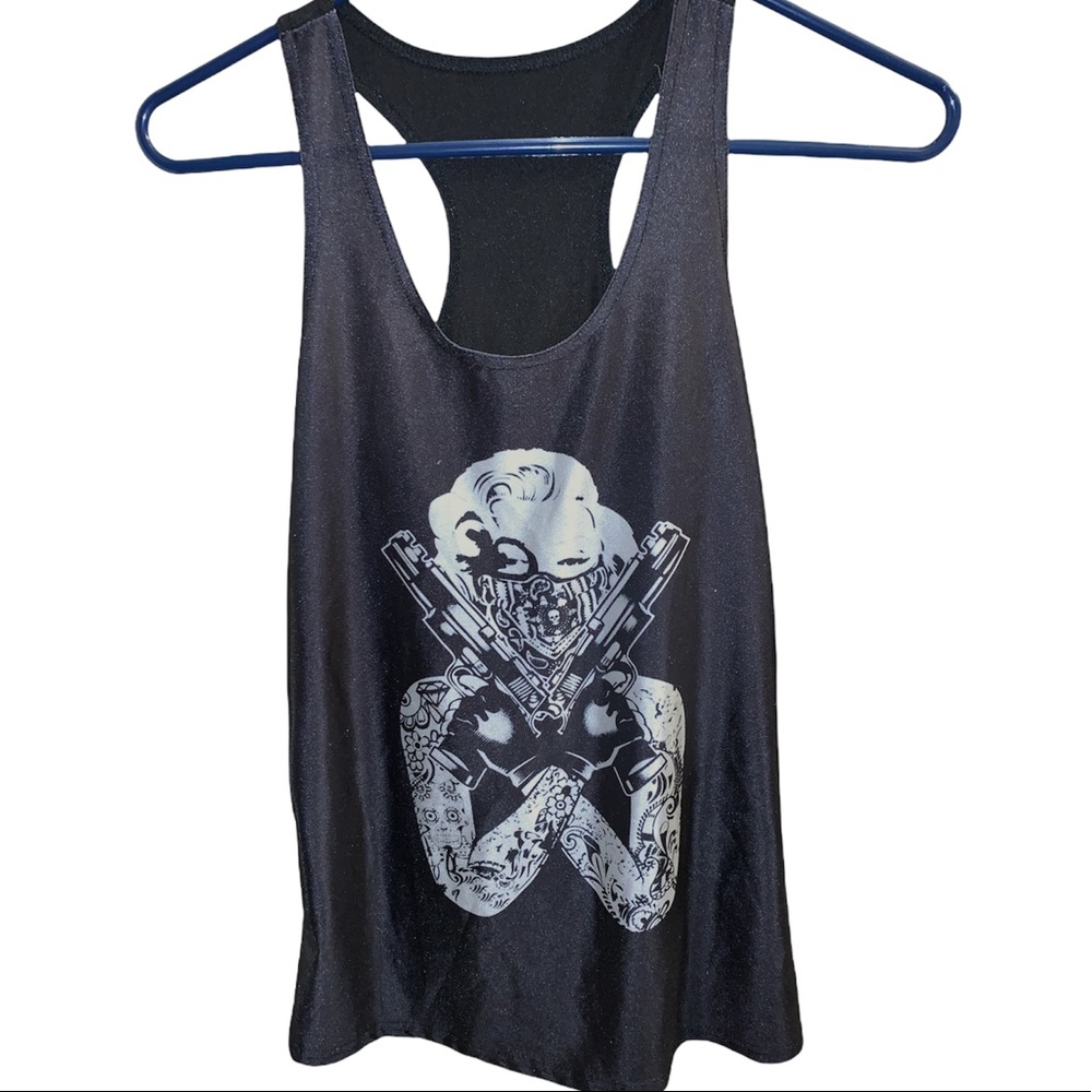 Marilyn Monroe • Athletic Material - Black Tank-Top | M